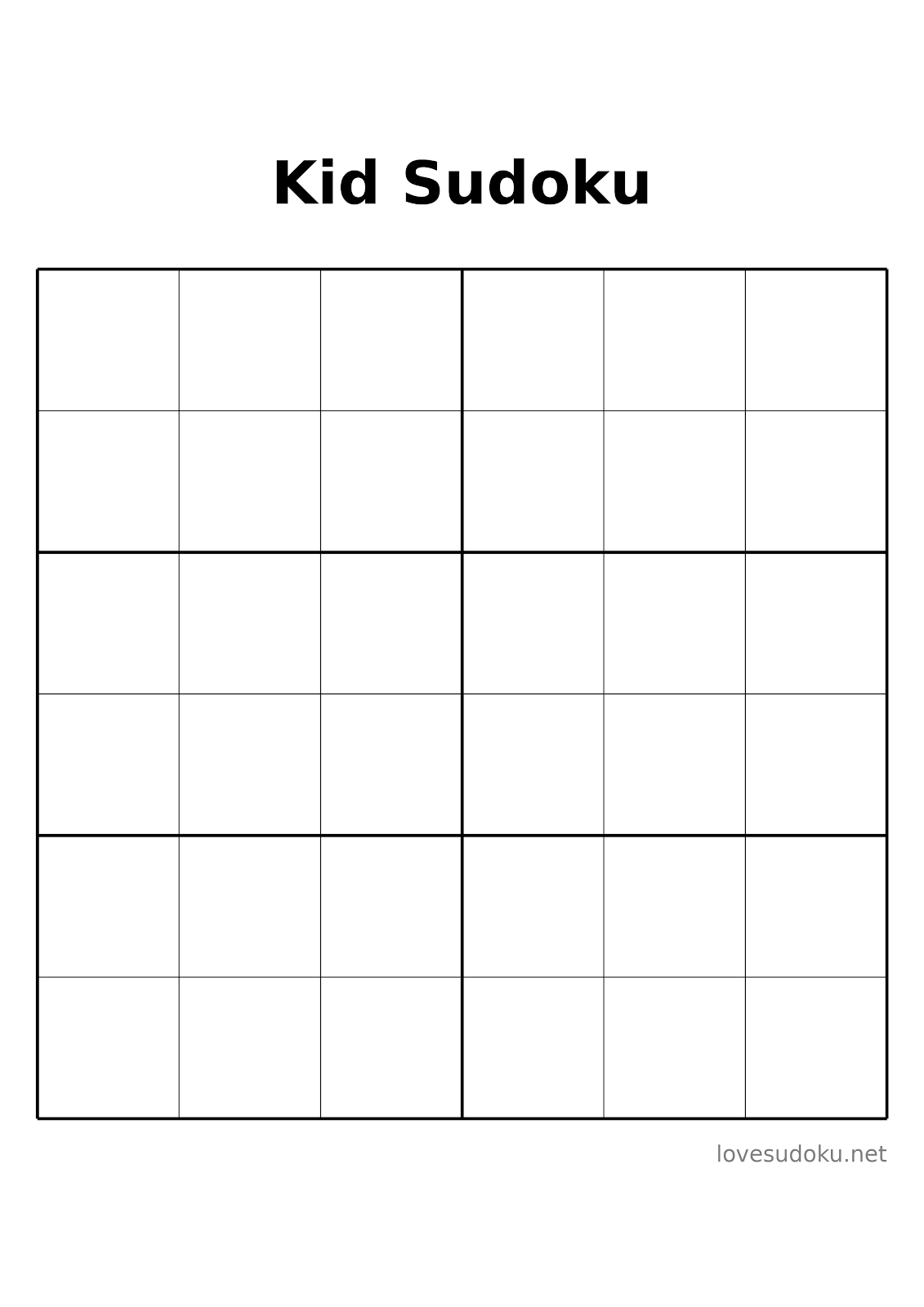 6x6 sudoku
